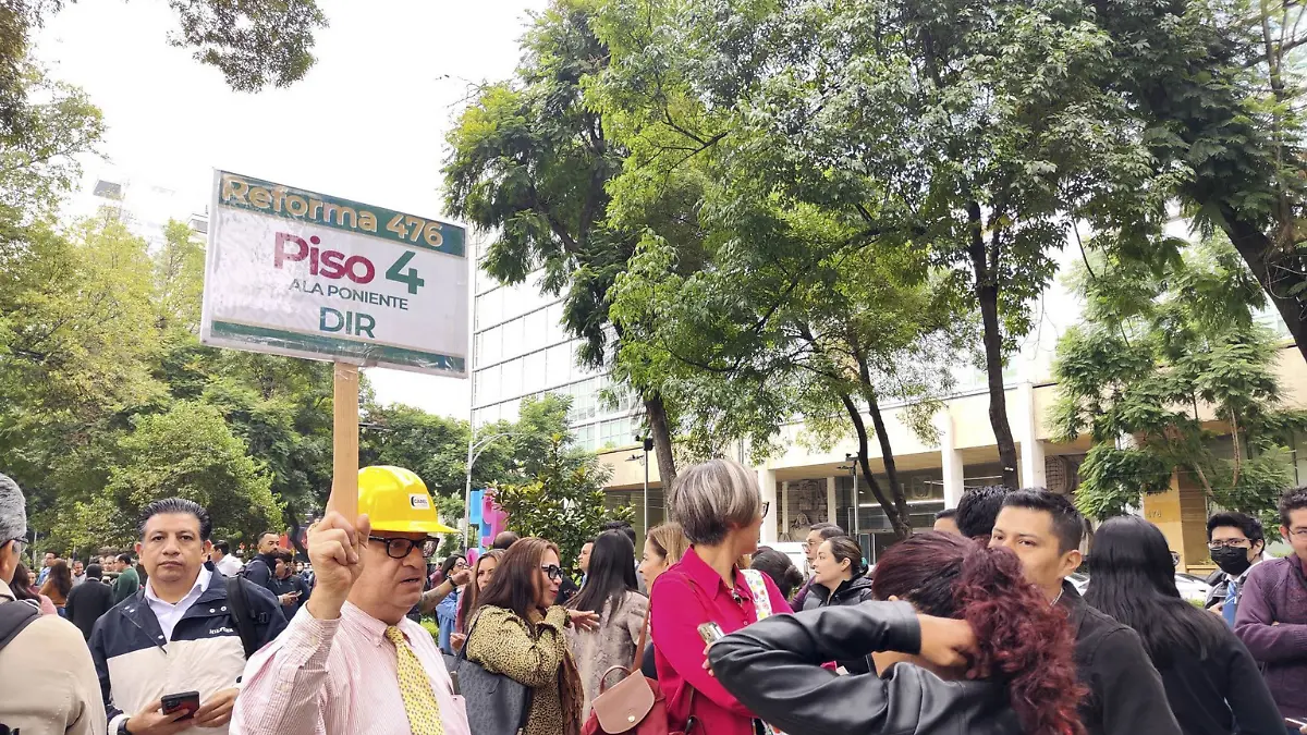 Evacuación de edificios en CDMX por microsismo